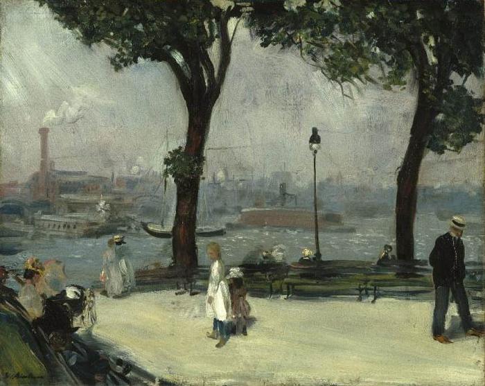 William Glackens East River Park